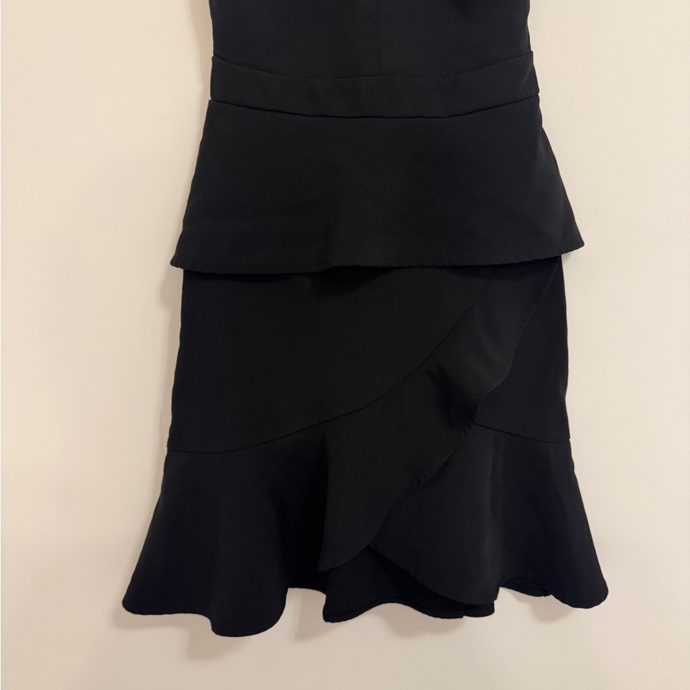 Adelyn Rae Black Asymmetrical Dress - Picture 2 of 7